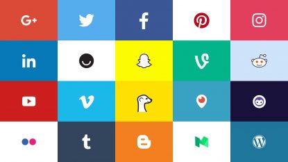 logos de redes sociales